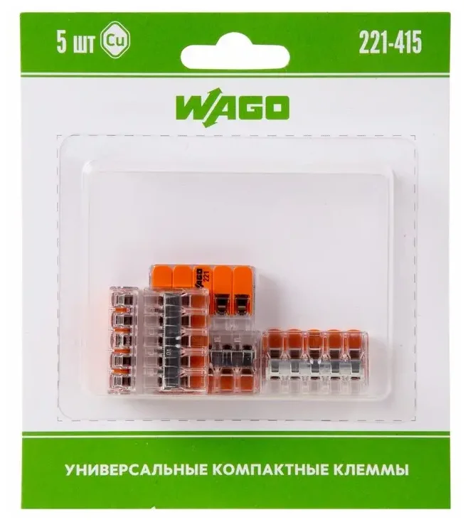 картинка Клемма 221-415 WAGO от магазина ESP 314